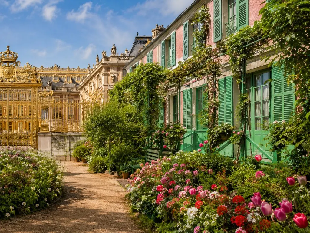 Depuis Paris : Giverny et château de Versailles, journée guidée